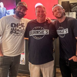 Myles the "You Betcha Guy" and Charlie Berens