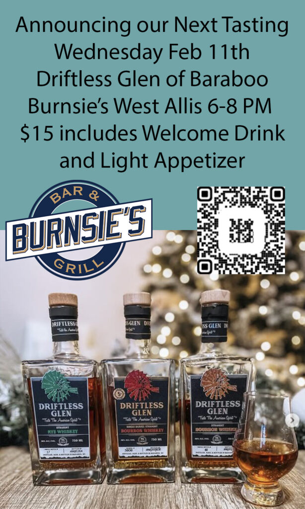 Driftless Glen tasting at Burnsie's West Allis
