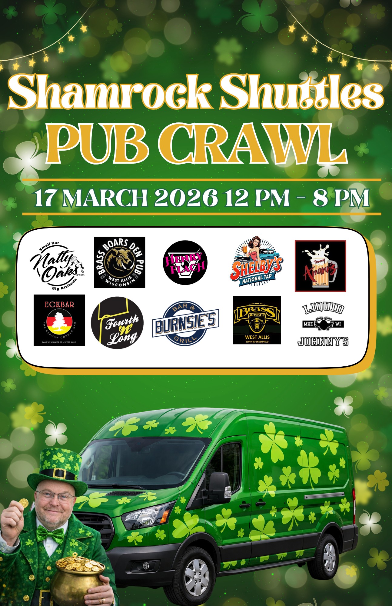 West Allis St Patrick's Day Shuttle