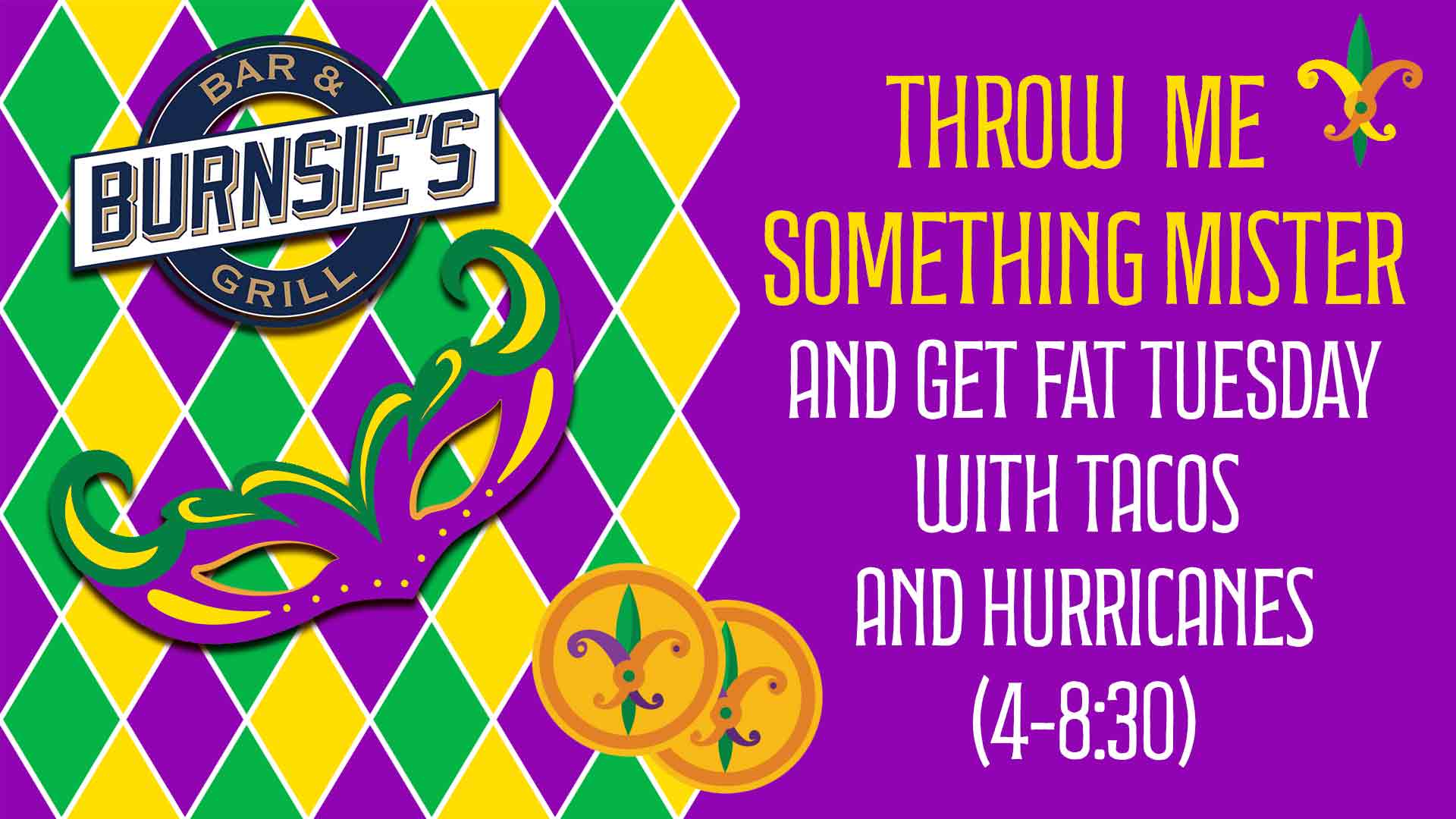 West Allis Mardi Gras Celebration at Burnsie's