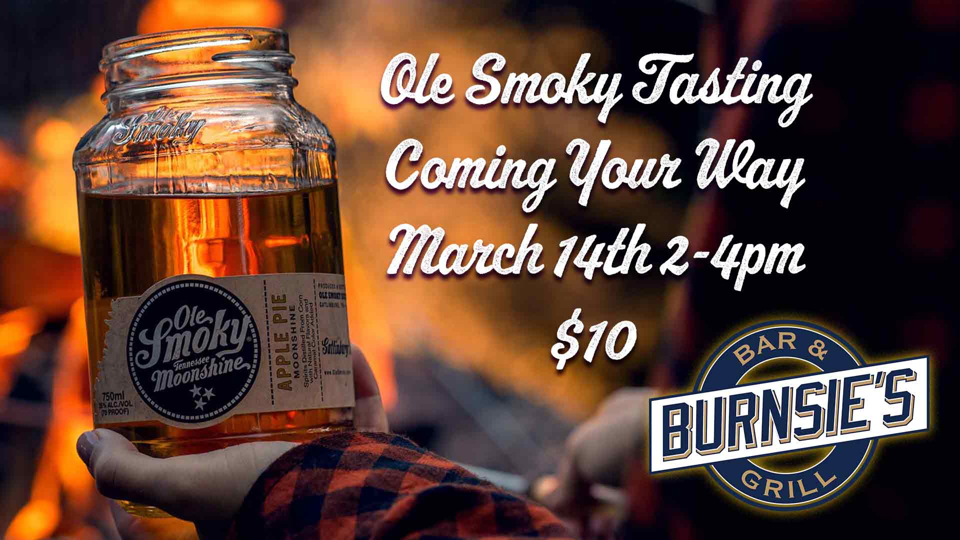 Ole Smokey Tasting in West Allis at Burnsie's