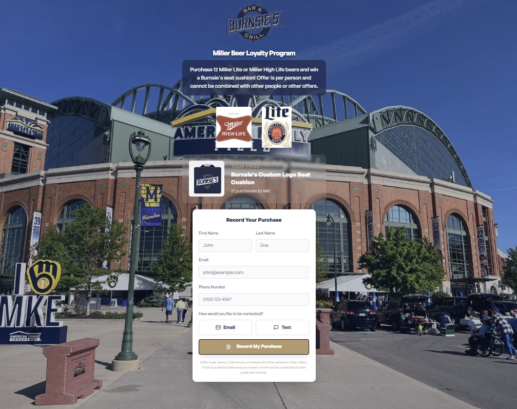 Seat Cushion Promotion Burnsie's